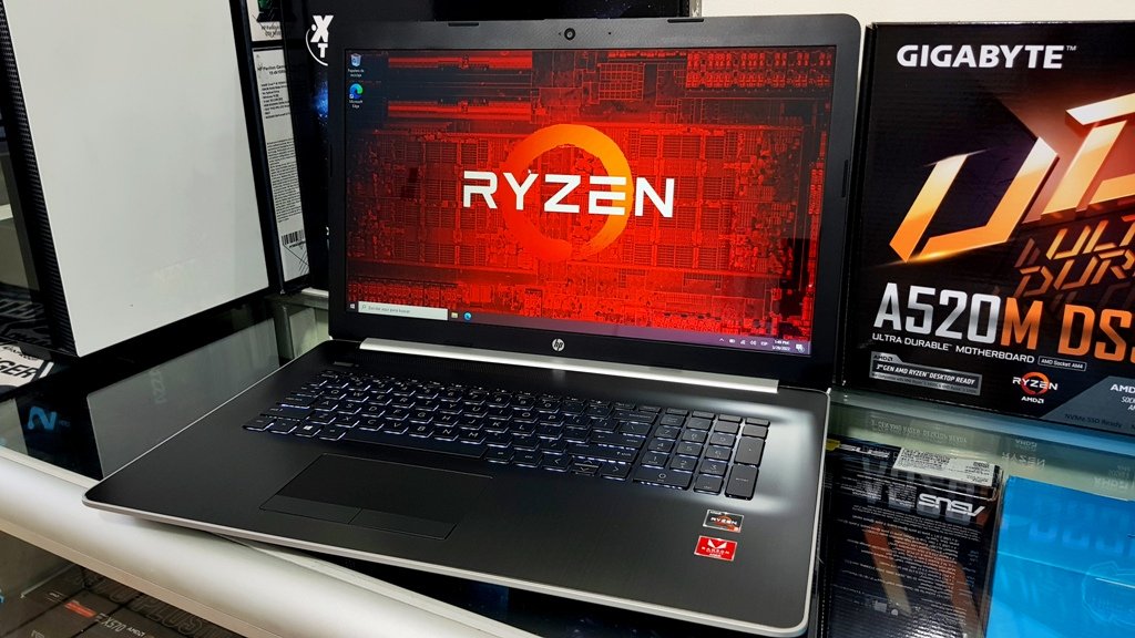 HP Ryzen 3 up 3.40 GHz| Gran pantalla 17.3 Touch | 8GB | 1TB HDD | CD/DVD