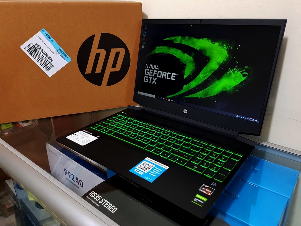 HP Pavilion Ryzen 7-5800H 16 Cores up 4.40 GHz | NVIDIA RTX 3050Ti | 16GB  | 512